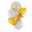 Thank You Cutest Gold Balloon Bouquet