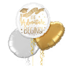 The Adventure Begins Graduation Foil Balloon Bouquet