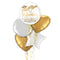 The Adventure Begins Graduation Foil Balloon Bouquet