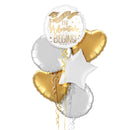 The Adventure Begins Graduation Foil Balloon Bouquet