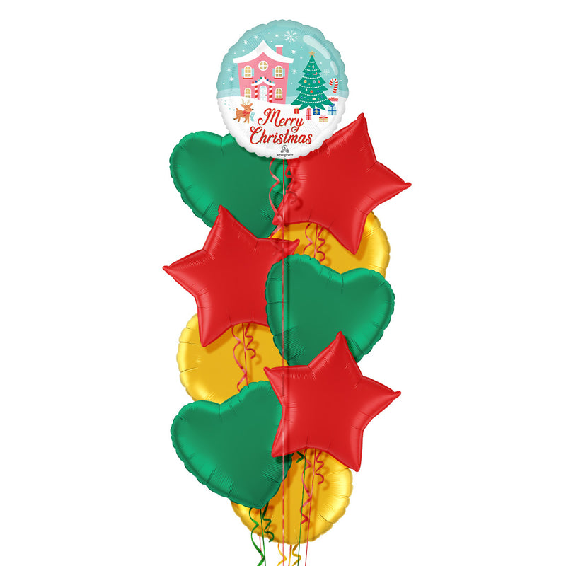 The Cutest Christmas Balloon Bouquet