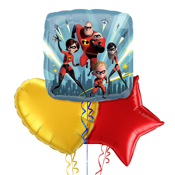 The Incredibles Family Foil Balloon Bouquet