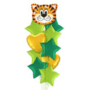 Tickled Tiger in Green Jungle Balloon Bouquet