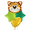 Tickled Tiger in Green Jungle Balloon Bouquet