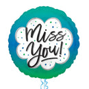 Turquoise Miss You Balloon Bouquet