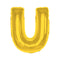 Any Gold Letter Super Shape Foil Balloon