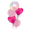 Unicorn Happy Birthday Foil Balloon Bouquet