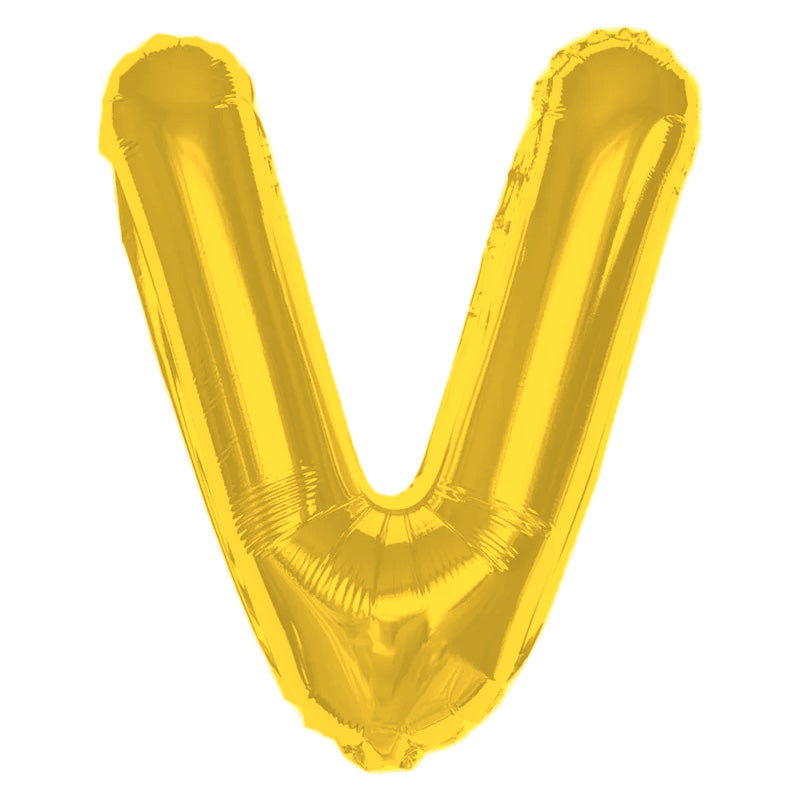 Any Gold Letter Super Shape Foil Balloon