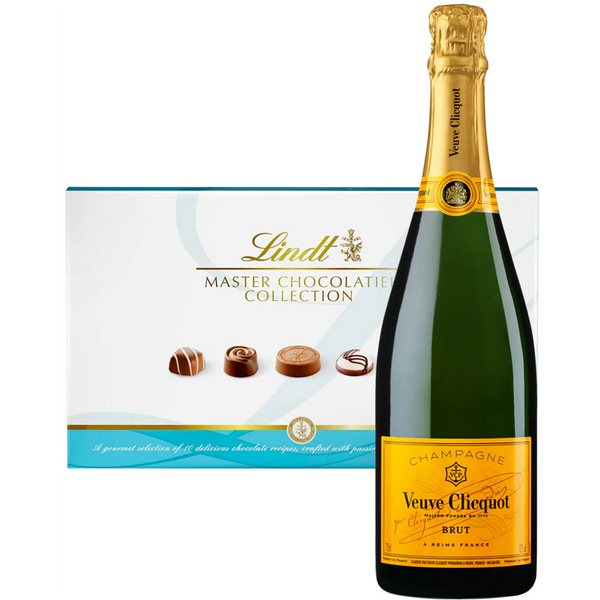 Veuve and Lindt Chocolates Gift Set