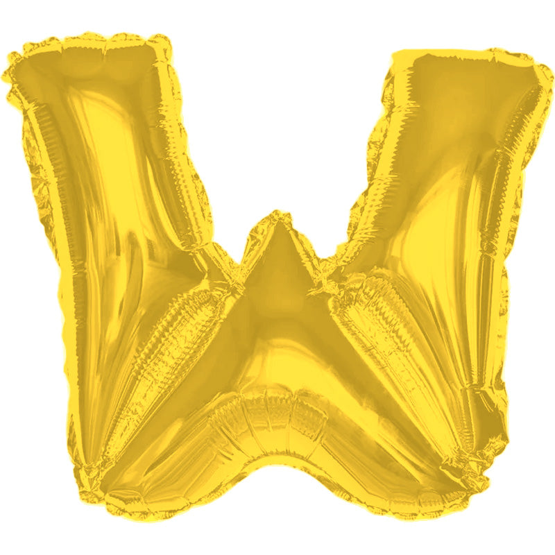 Any Gold Letter Super Shape Foil Balloon