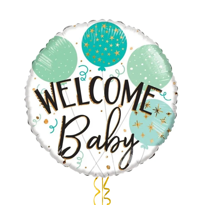 Welcome Baby Green Fairytale Balloon Bouquet