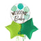 Welcome Baby Green Fairytale Balloon Bouquet