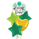 Welcome Baby Green Fairytale Balloon Bouquet