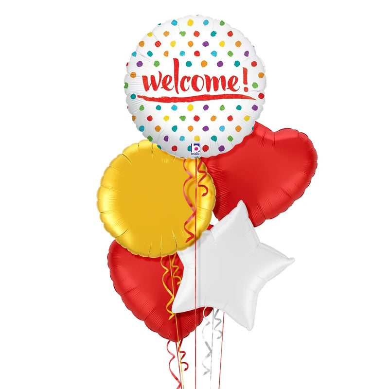 Welcome Dots Balloon Bouquet