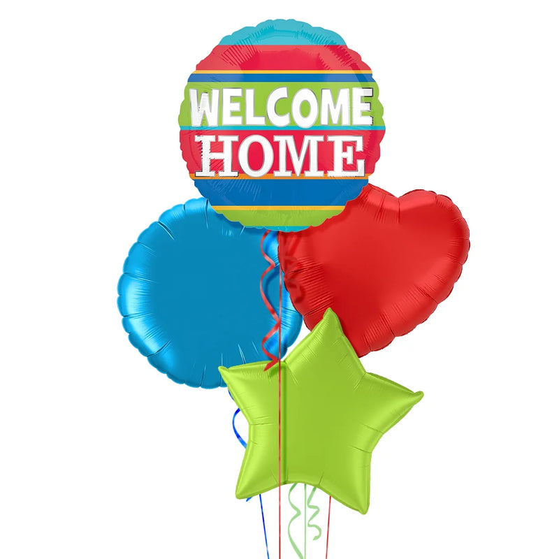 Welcome Home Colours Balloon Bouquet