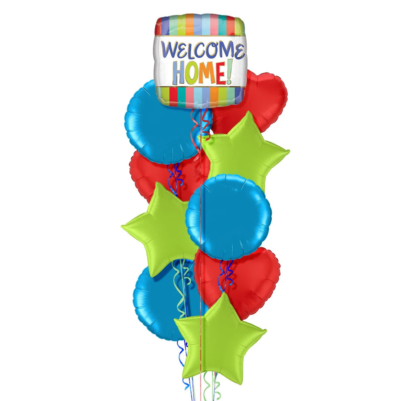 Welcome Home Stripes Balloon Bouquet