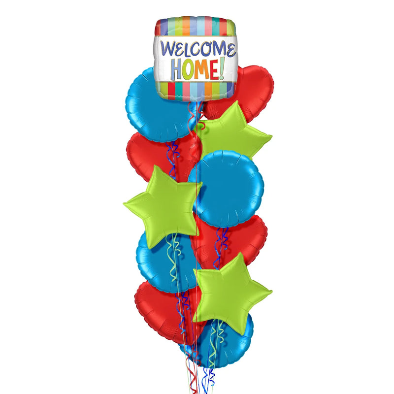 Welcome Home Stripes Balloon Bouquet