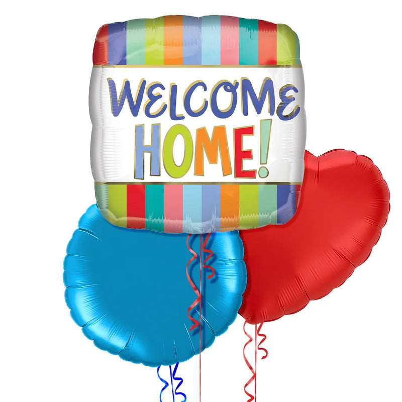 Welcome Home Stripes Balloon Bouquet