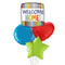 Welcome Home Stripes Balloon Bouquet