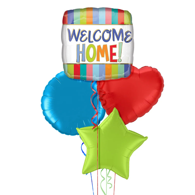 Welcome Home Stripes Balloon Bouquet