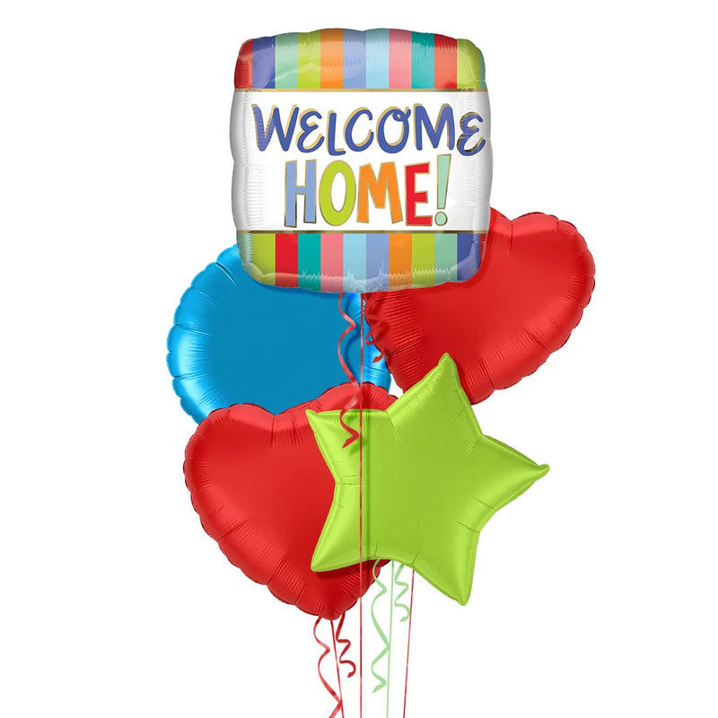 Welcome Home Stripes Balloon Bouquet
