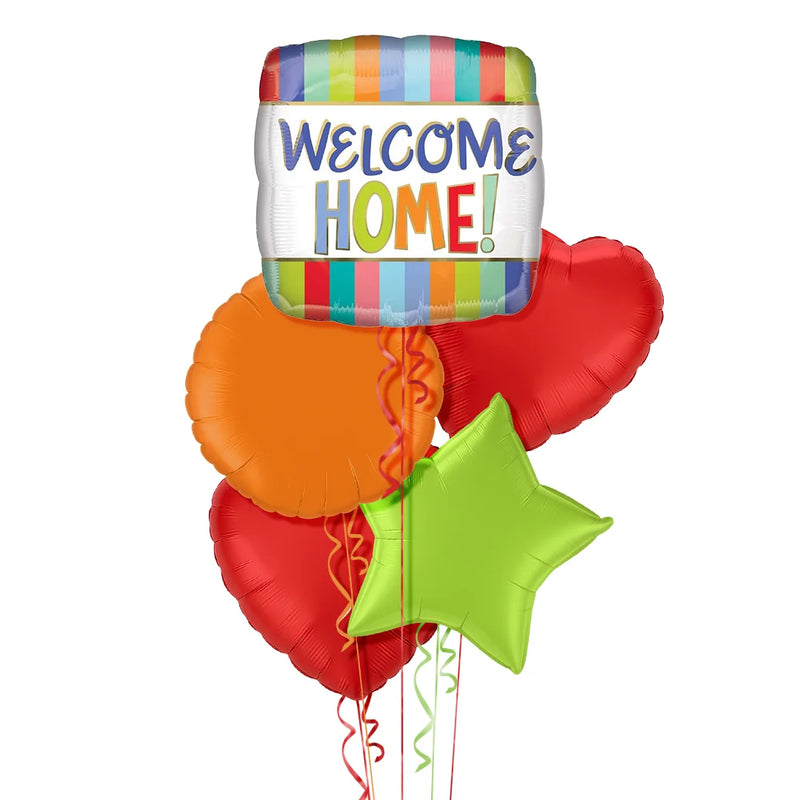 Welcome Home Stripes Balloon Bouquet