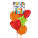 Welcome Home Stripes Balloon Bouquet