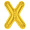 Any Gold Letter Super Shape Foil Balloon