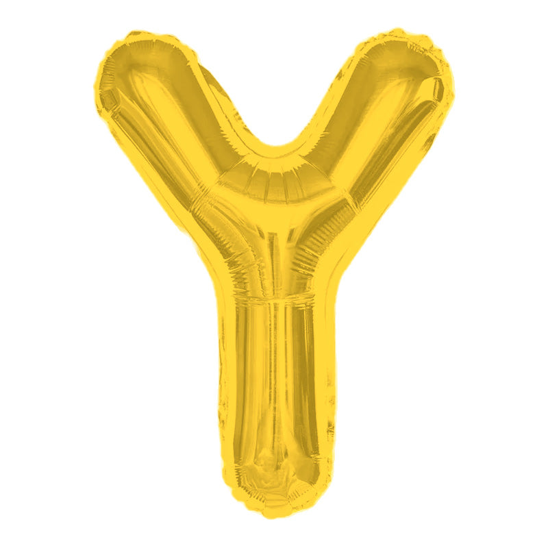 Any Gold Letter Super Shape Foil Balloon