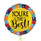 You're The Best Gold Themed Balloon Bouquet
