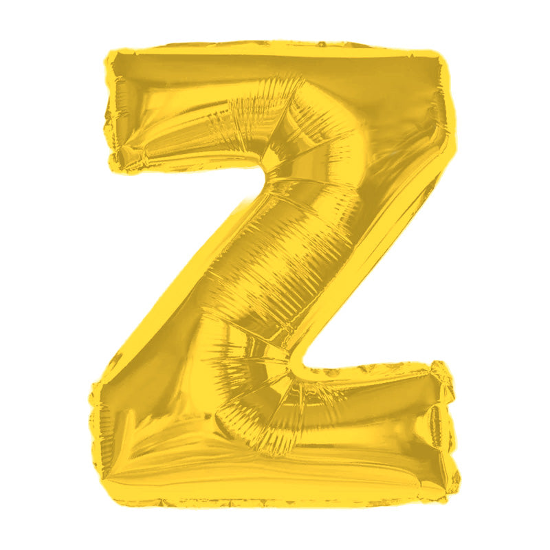 Any Gold Letter Super Shape Foil Balloon