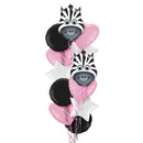 Cute Zebra Foil Balloon Bouquet