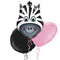 Cute Zebra Foil Balloon Bouquet