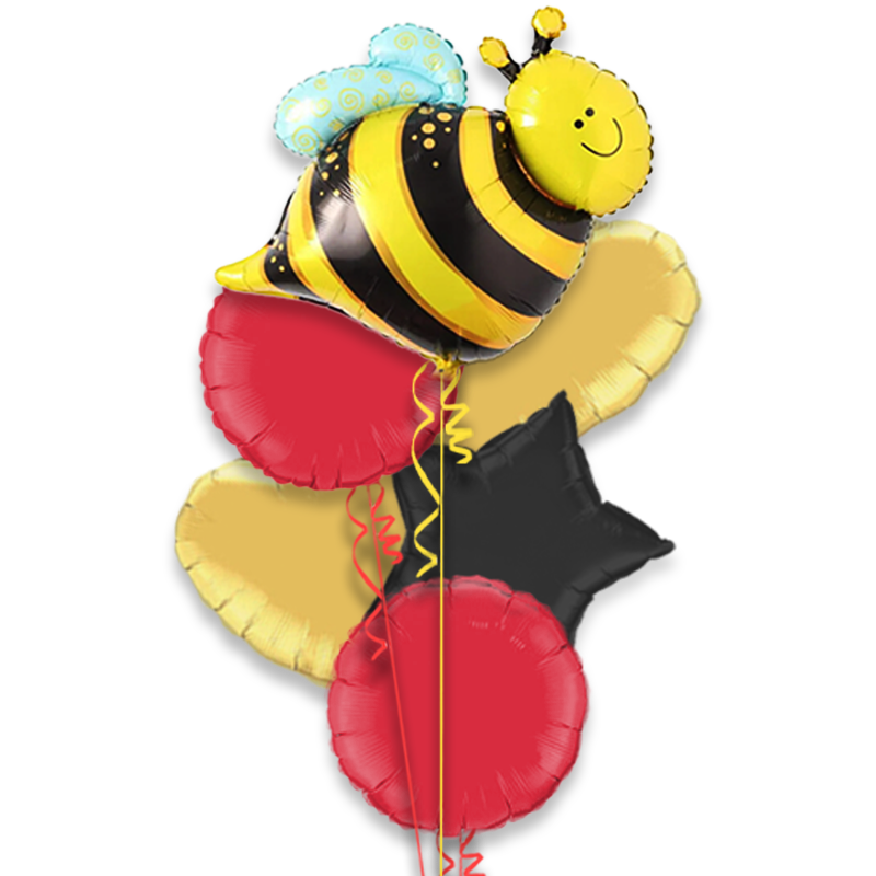 Buzzing Bumblebee Balloon Bouquet