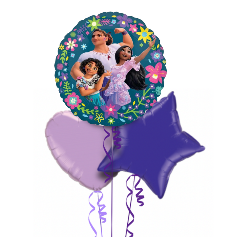 Encanto Purple Foil Balloon Bouquet