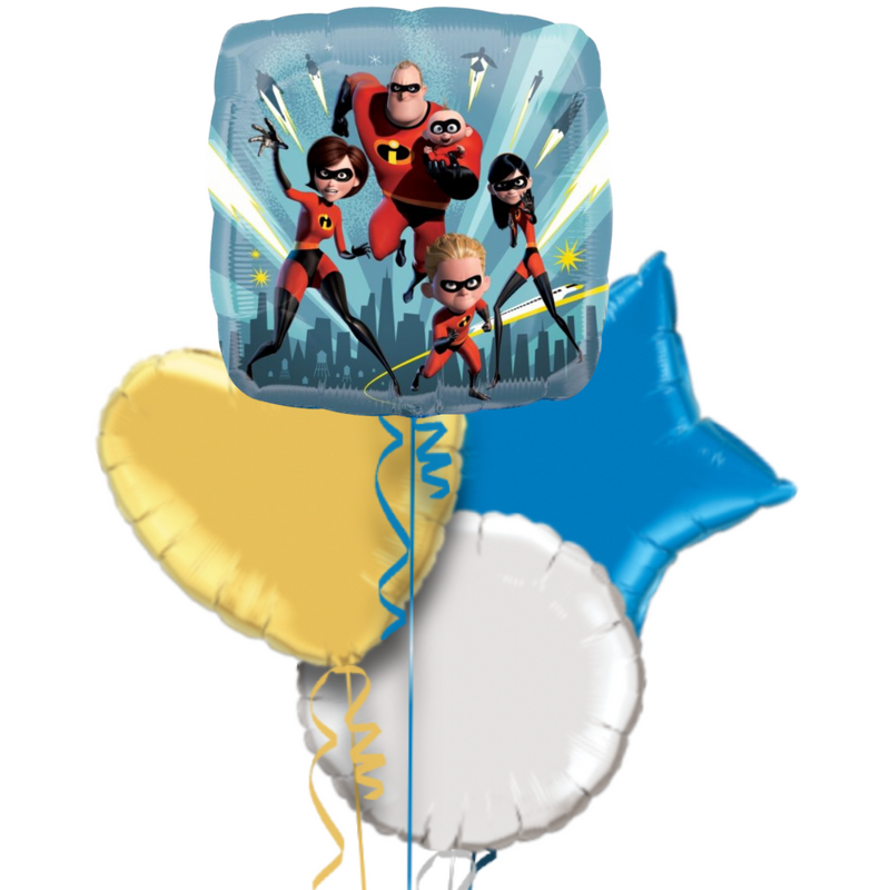 The Incredibles Family Foil Balloon Bouquet