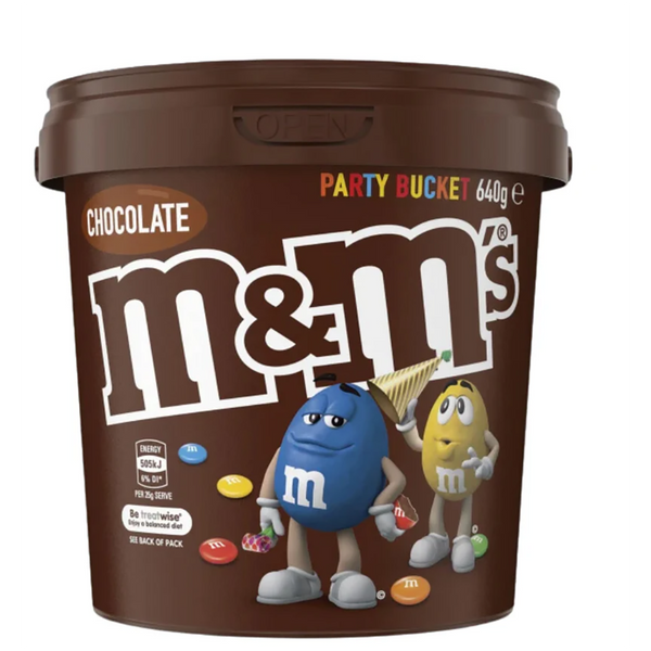 M&M's Milk Chocolate Party Bucket (640g)