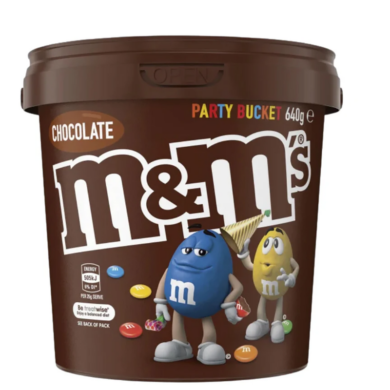M&M's Milk Chocolate Party Bucket (640g)