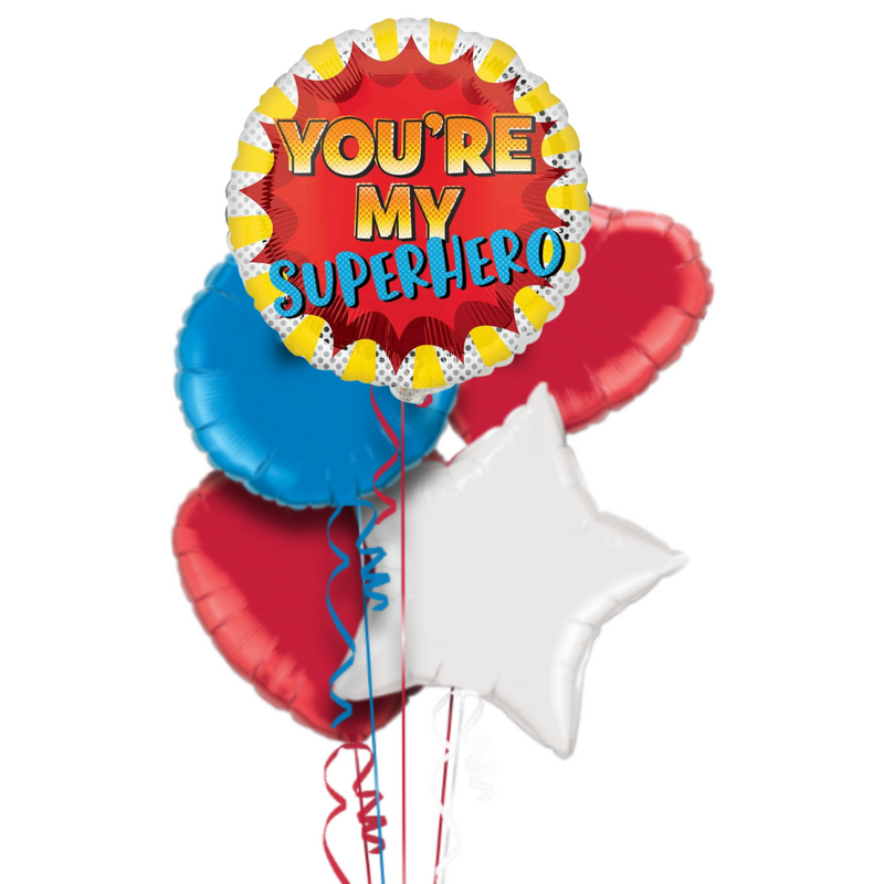 You're My Superhero Balloon Bouquet