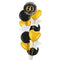 Happy 60th Birthday Black and Gold Balloon Bouquet