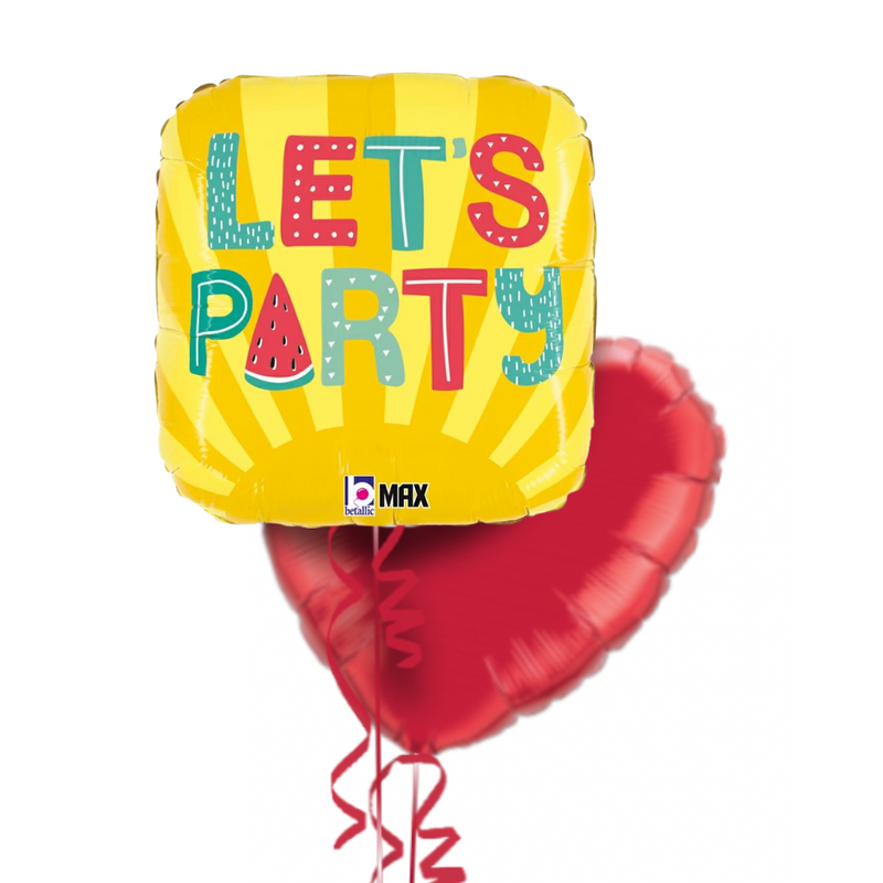 Let's Party Colourful Balloon Bouquet