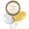 Golden Style Happy Birthday Balloon Bouquet