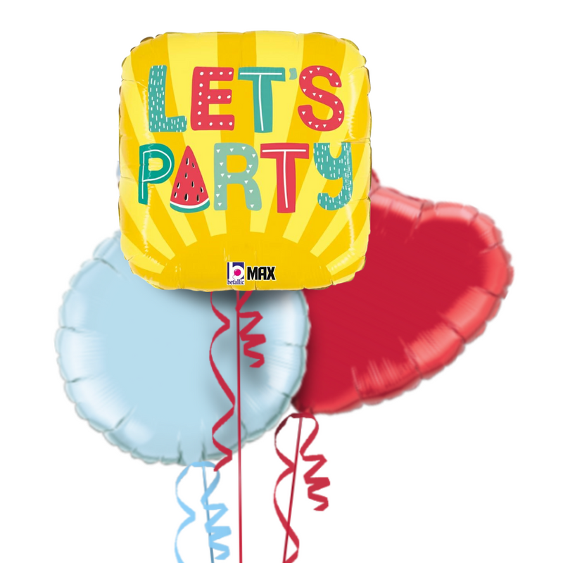 Let's Party Colourful Balloon Bouquet