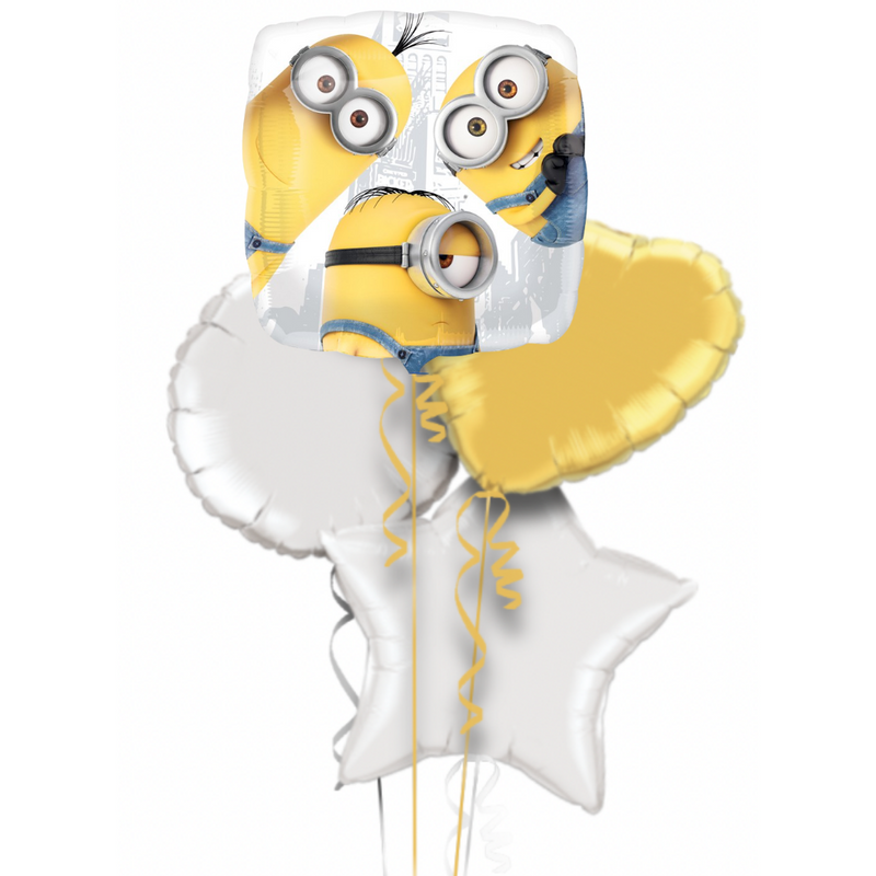 Despicable Me Minion Foil Balloon Bouquet