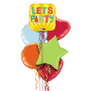 Let's Party Colourful Balloon Bouquet