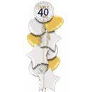 Cheers to 40 Years Birthday Balloon Bouquet