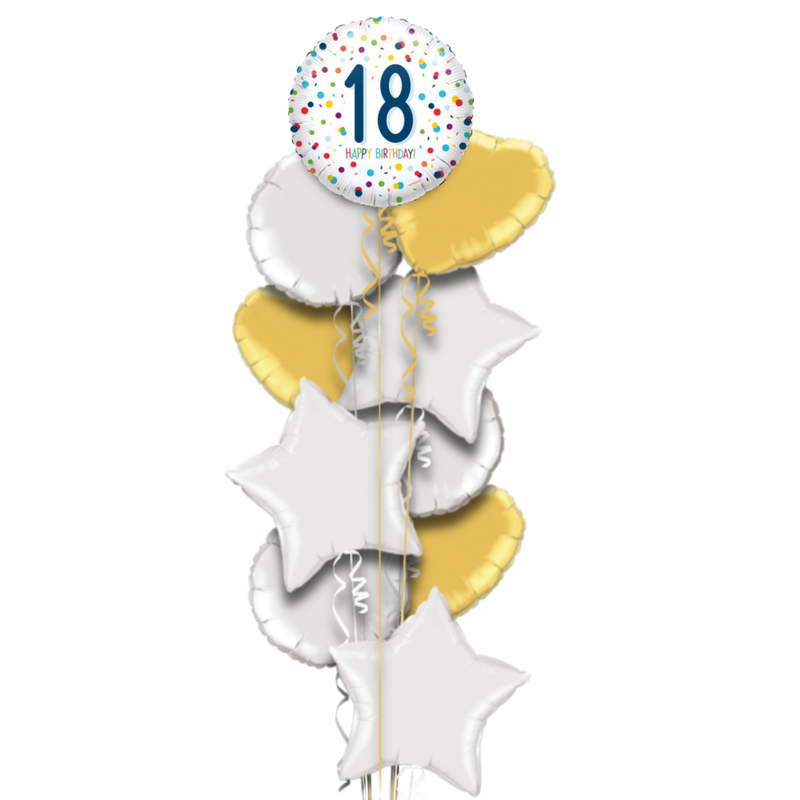 Happy 18th Birthday Balloon Bouquet