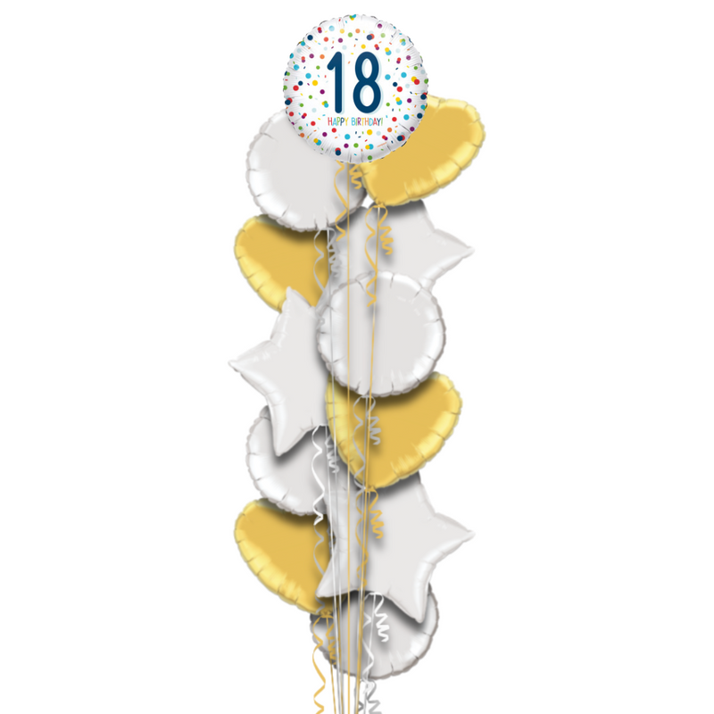 Happy 18th Birthday Balloon Bouquet