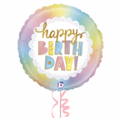 Opal Birthday Rainbow Holographic Birthday Foil Balloon Bouquet