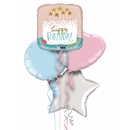 Adorable Cake Happy Birthday Balloon Bouquet